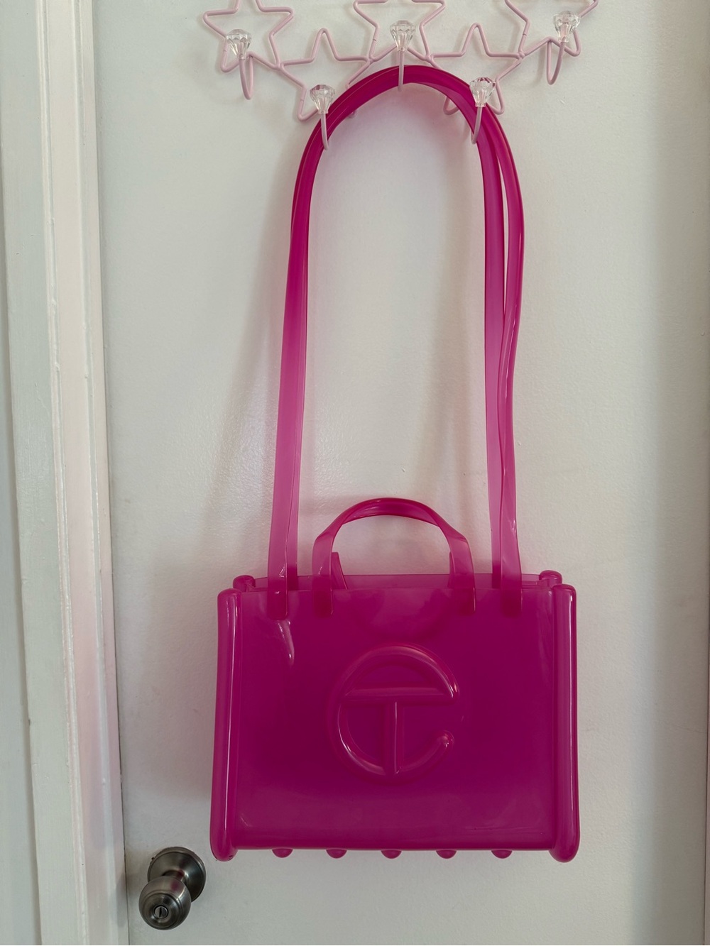 Telfar Medium Pink Jelly Bag
